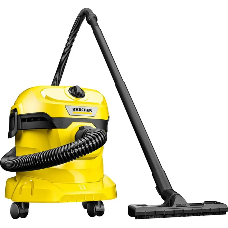 Пылесос Karcher WD 2 PLUS V-12/4/18, желтый, сухая и валжная уборка