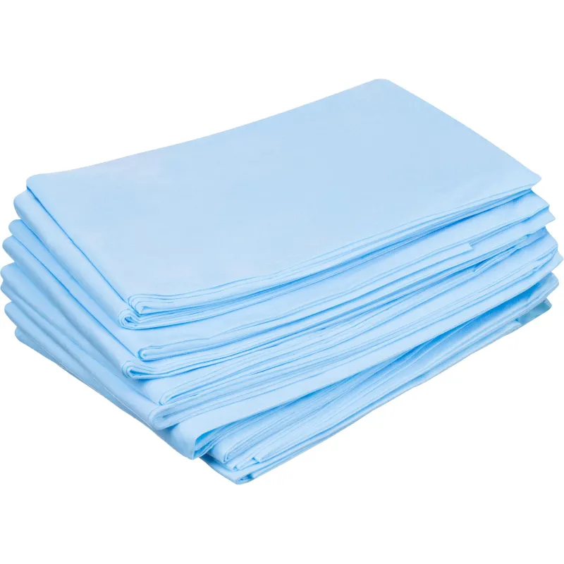 Простыня н/с 200x70 пл.20, голубой, 10шт/уп  Гекса
