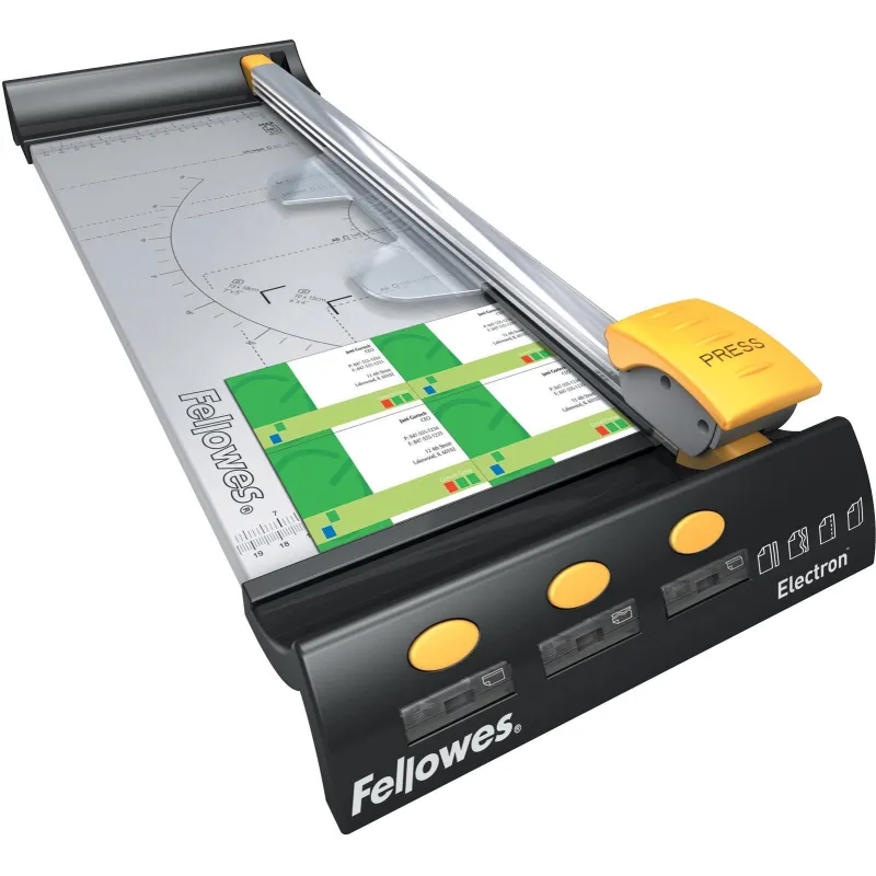 Резак для бумаги Fellowes Electron A3, 455мм, 10л, 4резки, роликовый