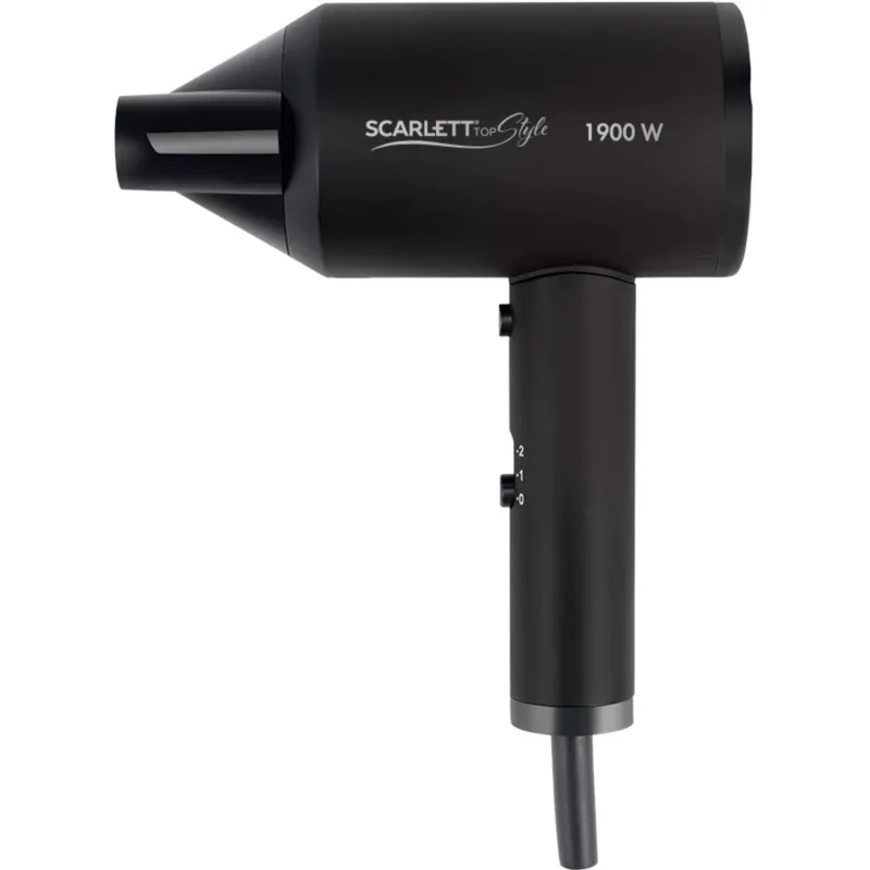 Фен SCARLETT SC-HD70I37, 1900Вт, черный
