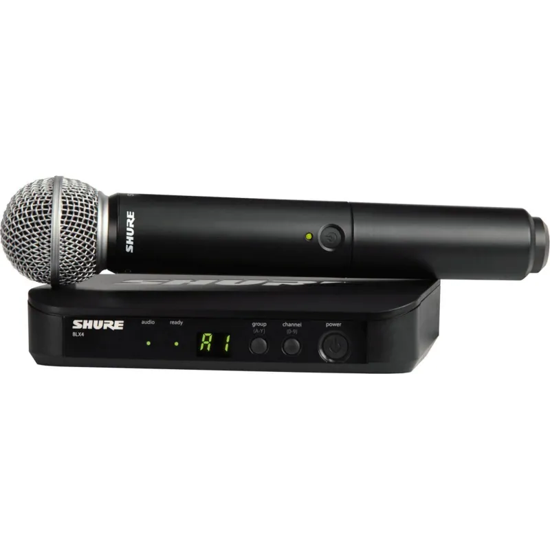 Радиосистема Shure BLX24E/SM58, одноканальная с ручным передатчиком