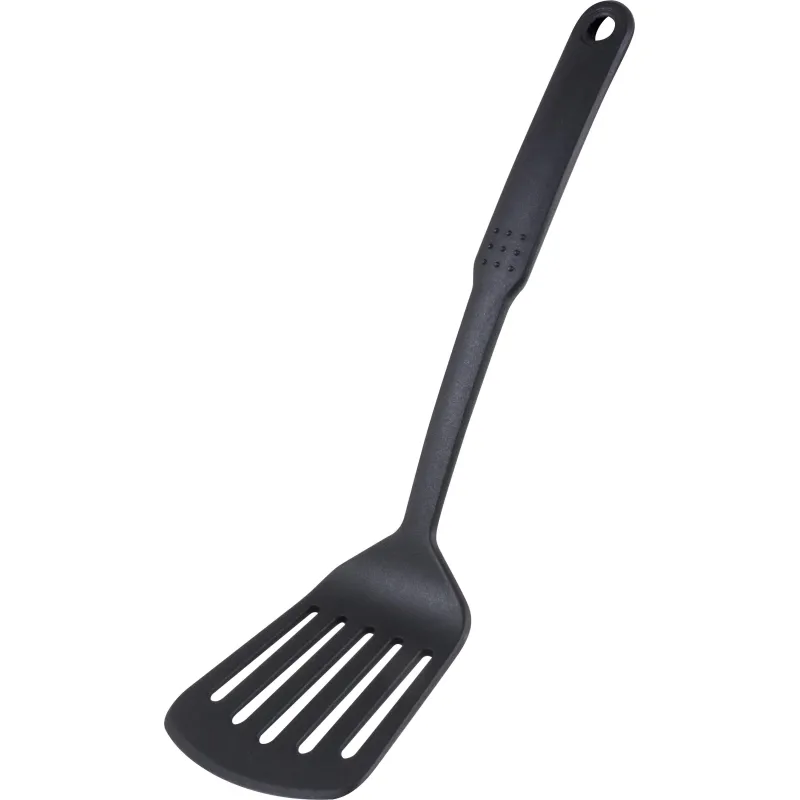 Лопатка с отверстиями (черный нейлон) CUOCO 32.5х9 cм
