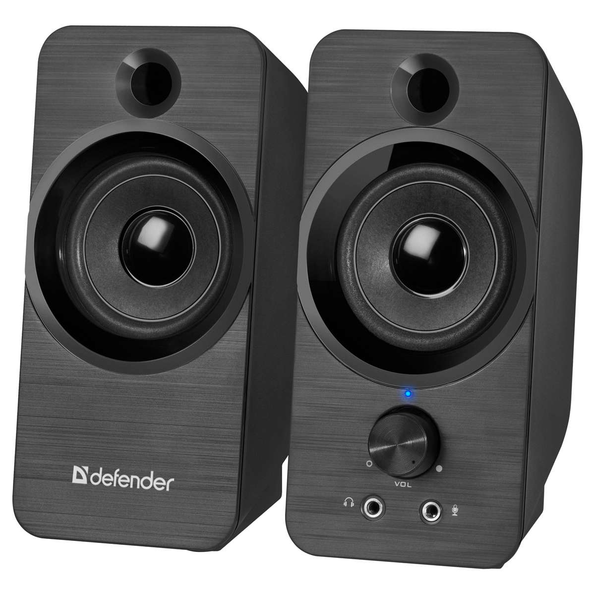 Колонки Defender SPK-190, 2*4W, питание от USB, черный