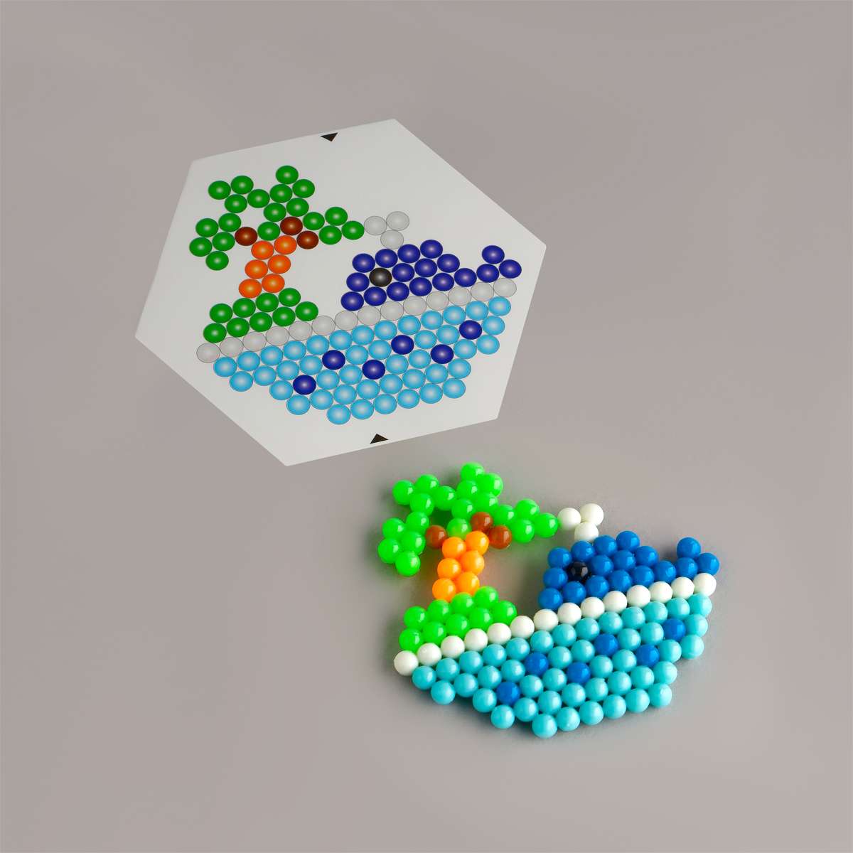 Аквамозаика ТРИ СОВЫ "Морские истории", набор инструментов и аксессуаров, трафареты, картонная короб