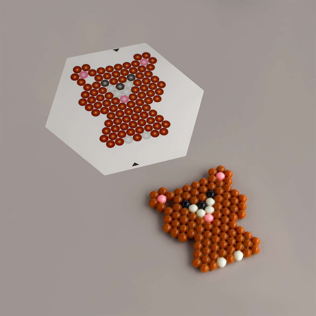 Аквамозаика ТРИ СОВЫ "Лесная поляна", набор инструментов, трафареты, картонная коробка 12*12см