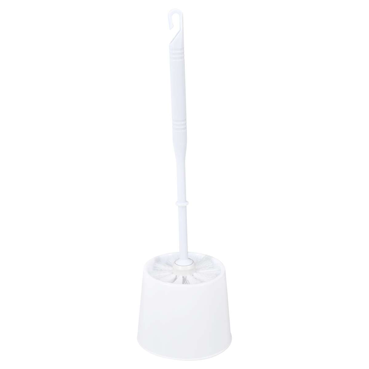 Ерш для унитаза VEGA с подставкой, пластик, белый