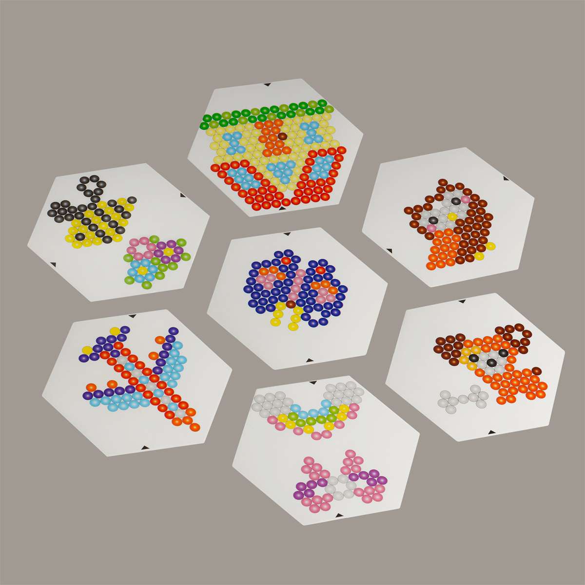 Аквамозаика ТРИ СОВЫ 15 цветов, 1500шт., набор инструментов и аксессуаров, трафареты, подарочная кор