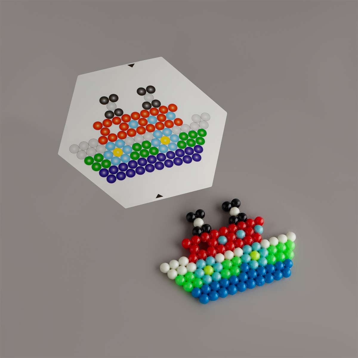 Аквамозаика ТРИ СОВЫ "Транспорт", набор инструментов, трафареты, картонная коробка 12*12см