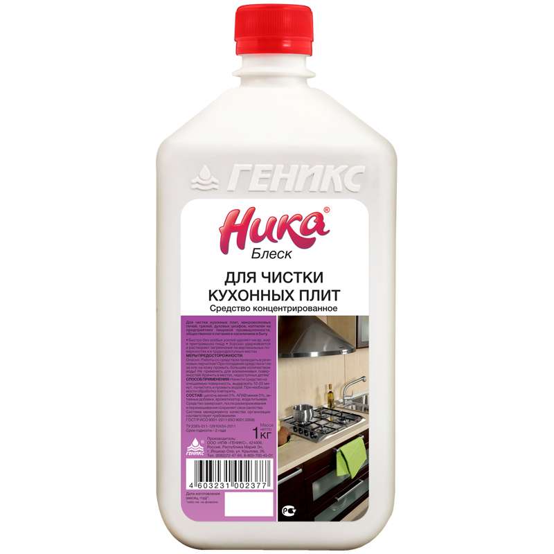 Профхим от пригаров щел гель д/чистки плит, духовок, гриля НИКА/БЛЕСК,1л