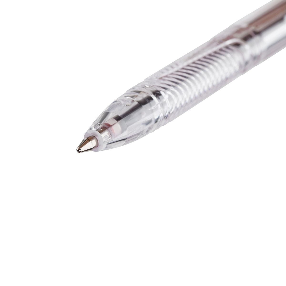 Набор шариковых ручек СТАММ "Орбита 100" 4шт., 4цв., 0,7мм, пакет с европодвесом