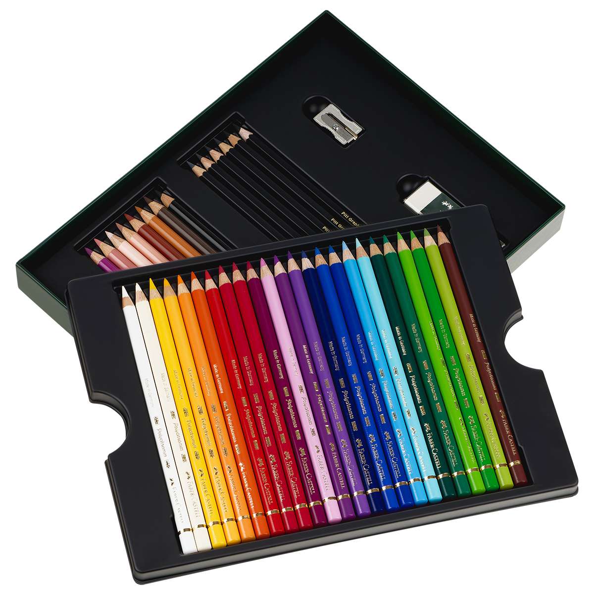 Набор художественных изделий Faber-Castell "Polychromos & Pitt Graphite Matt ", 40 предметов,  студи