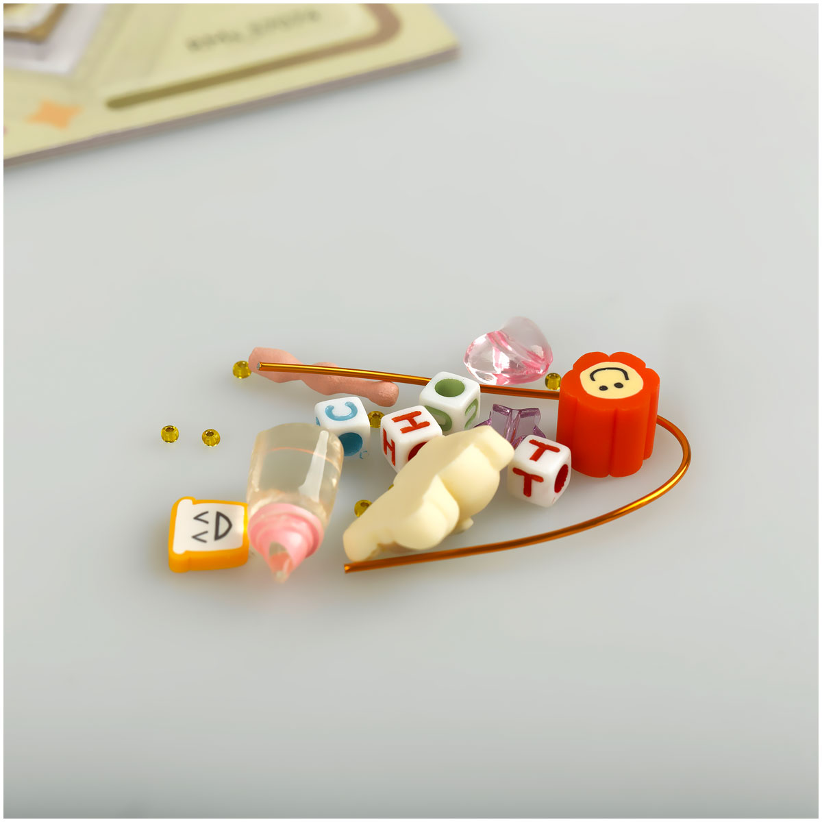 Сборная модель ТРИ СОВЫ, Румбокс "Комната малыша", инструменты, клей, светодиоды, батарейки, картонн