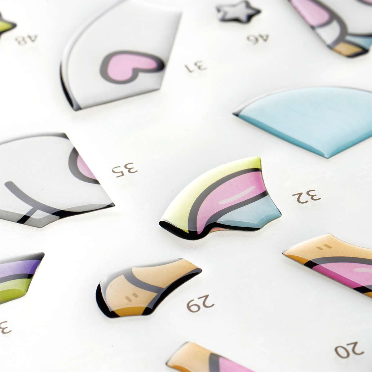 Аппликация наклейками ТРИ СОВЫ "Котофея", А4, 1 основа, объемные наклейки, картонный конверт