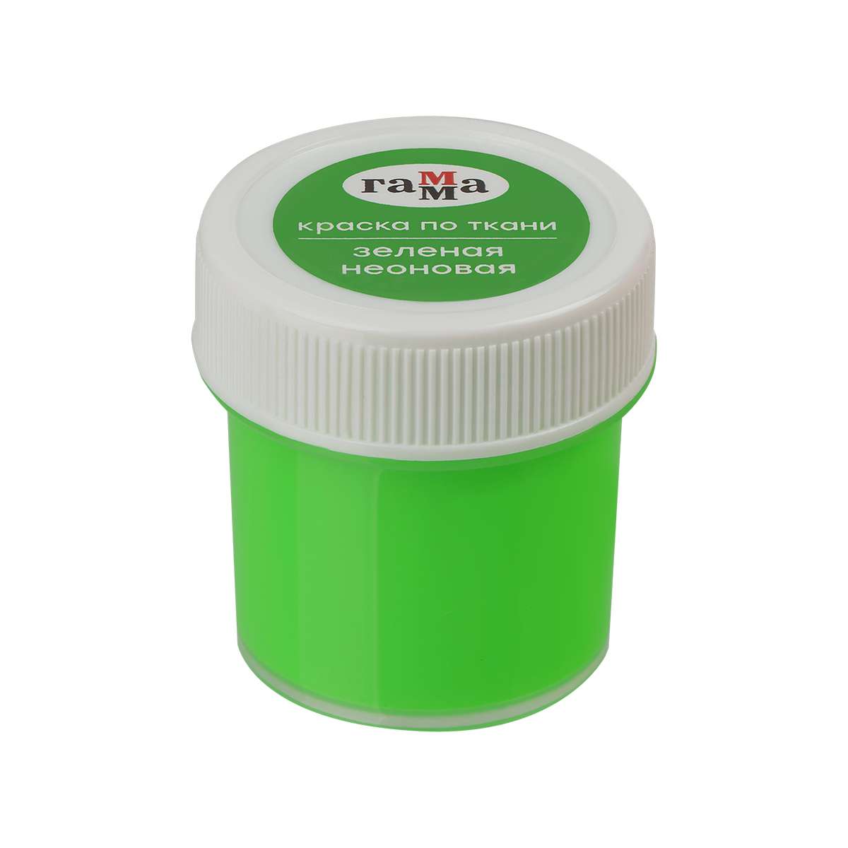 Краски по ткани акриловые Гамма "Хобби", 12 цветов., 20мл, неоновые цвета, картон. упаковка