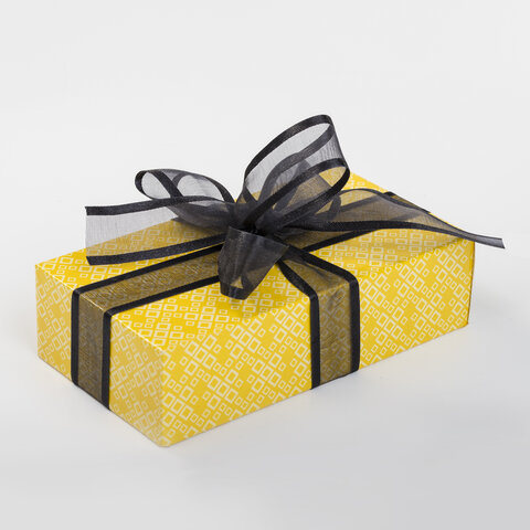 Лента органза с оторочкой ширина 25 мм, длина 23 м, черная, BRAUBERG