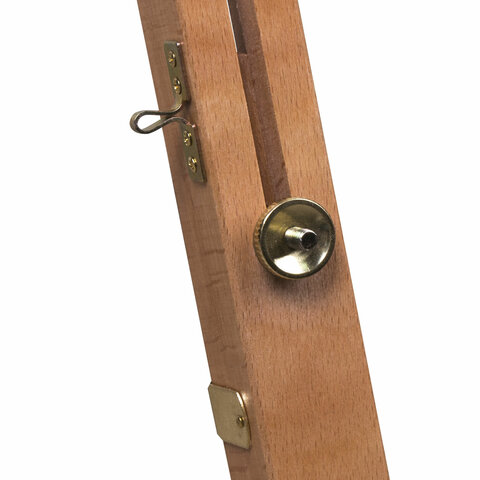 Этюдник BRAUBERG ART CLASSIC, бук, 50х34х11 см, высота холста 87 см, ножки деревянные 90 см, ремень,