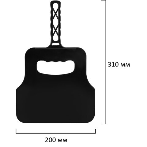 Веер-опахало с ручкой для мангала и барбекю для раздувания огня, размер 31х20 см, цвет АССОРТИ, плас