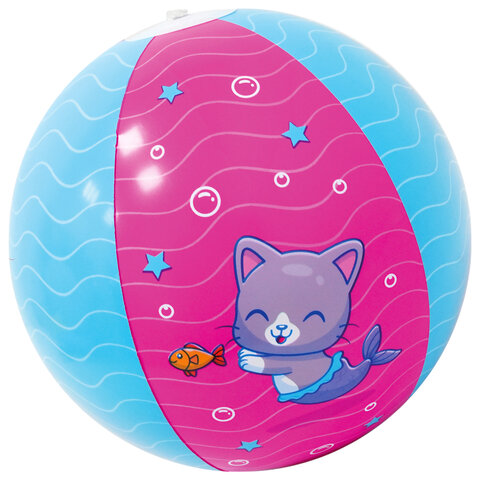 Мяч пляжный, диаметр 30 см, от 3 лет, АССОРТИ, 2 вида, PLAYMARKET