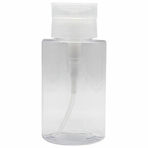 Флакон с помпой дозатором косметический с крышкой для маникюра, косметики, 200 мл, DASWERK, 609308