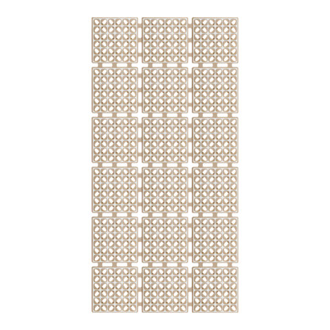 Коврик для ванны противоскользящий износостойкий 80х40см, "Кофейные зерна", ПП+ТПЭ, PRIMILA, 700386