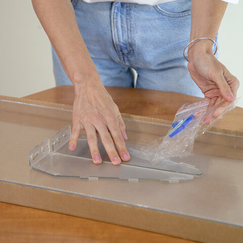 Экран для кондиционера настенного 100х850х315 мм, ПЭТ, прозрачный 2 мм, 10000022