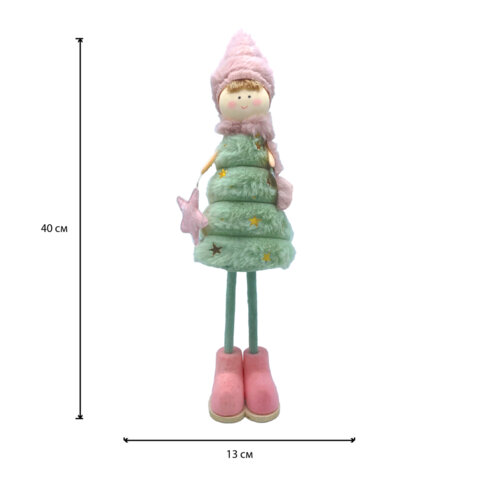 Украшение новогоднее интерьерное, 40см, "Девочка-елочка", полиэстер, пенопласт, ЗОЛОТАЯ СКАЗКА, 5925