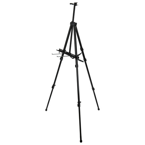 Мольберт-тренога металлический переносной, телескопический, 140х201х103 см, чехол, BRAUBERG ART, 192