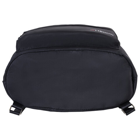 Рюкзак спортивный мешок HEIKKI CASUAL (ХЕЙКИ) с дополнительным карманом, 44х34 см, "Total black", 27