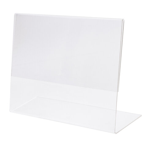 Подставка для рекламных материалов МАЛОГО ФОРМАТА (210х150 мм), А5, односторонняя, горизонтальная, B