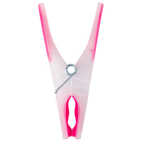 Прищепки бельевые 8,2 см, КОМПЛЕКТ 10 штук, прорезиненный пластик, ассорти, PRIMILA PREMIUM, 700523