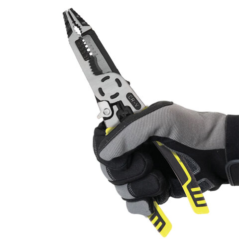 Плоскогубцы многофункциональные 15 в 1, 225 мм, CR-V – хромванадиевая сталь, ГРАНДМАСТЕР, PL-225, 67