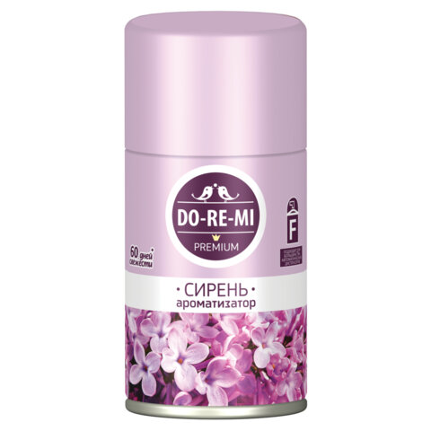 Сменный баллон для автоматических освежителей 250 мл, DO-RE-MI "Сирень", сухое распыление, СИБИАР, 5