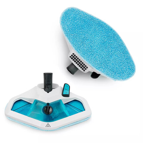 Паровая швабра KITFORT KT-1003, 1500 Вт, 1 бар, объем 0,38 л, 2 в 1, 11 насадок, белая, КТ-1003