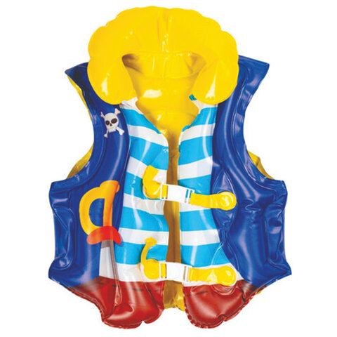 Надувной жилет для плавания, 46x44 см, от 3 лет, АССОРТИ, 2 вида, PLAYMARKET