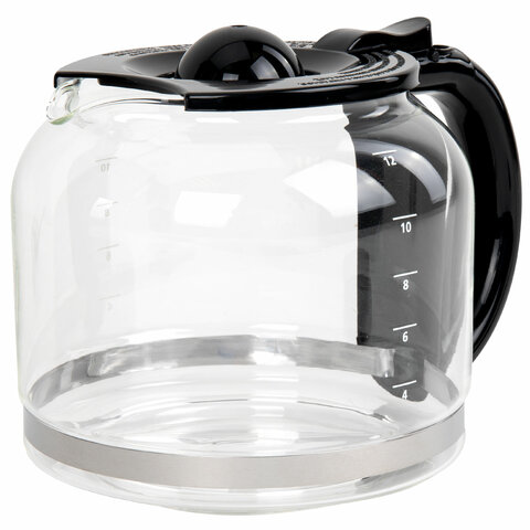 Кофеварка капельная SONNEN CM1095, 900 Вт, объем 1,8 л, подогрев кофе, противокапельная система, чер