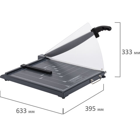 Резак сабельный BRAUBERG KATANA TSP-312, А3, на 12 л., длина реза 430 мм, пластиковое основание, защ