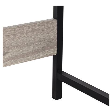 Стол на металлокаркасе BRABIX "LOFT CD-003", 640х420х840 мм, цвет дуб антик, 641216