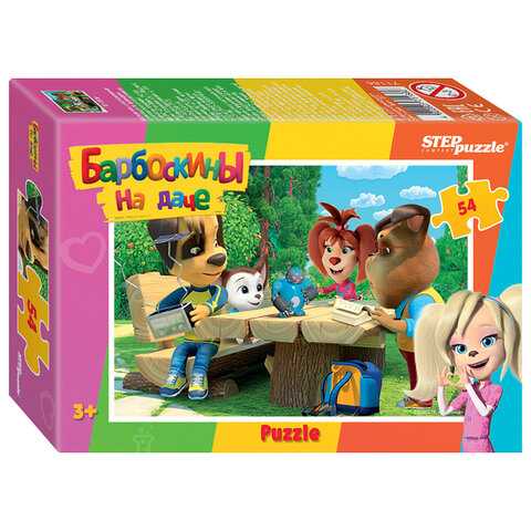 Пазл картонный 54 элемента, ЛИЦЕНЗИОННЫЕ СЮЖЕТЫ, АССОРТИ, 9х6,5,х2,5 см