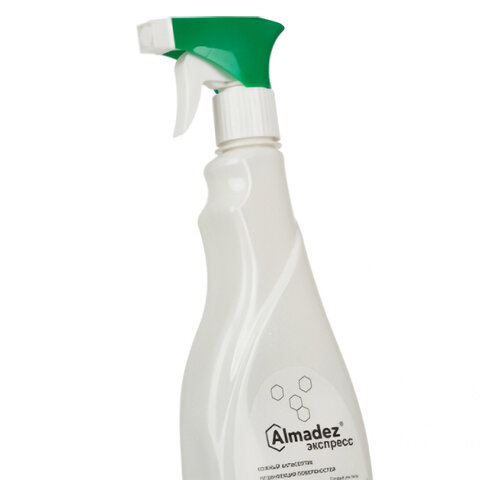 Антисептик для рук и поверхностей спиртосодержащий (63%) с распылителем 750 мл, АЛМАДЕЗ-ЭКСПРЕСС, де