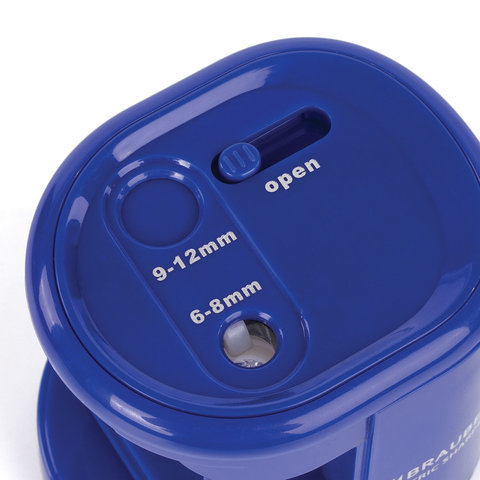 Точилка электрическая BRAUBERG "STANDARD", 2 отверстия для карандашей (включая утолщенные), питание 