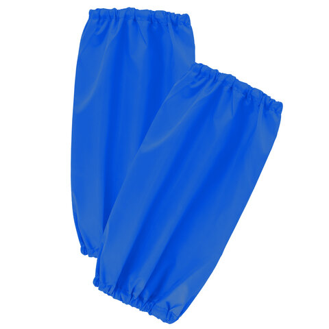 Фартук с нарукавниками для уроков труда ПИФАГОР, 3 кармана, стандартный размер, 44x55 см, синий, 273