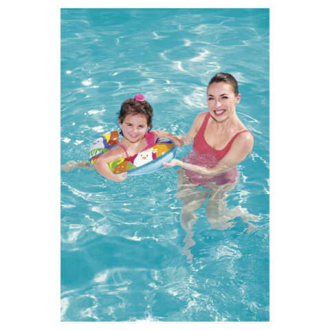 Надувной круг для плавания "Морские приключения", диаметр 51 см, 3-6 лет, до 60 кг, АССОРТИ, BESTWAY