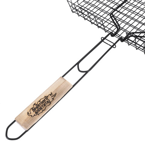 Решетка-гриль ГЛУБОКАЯ универсальная, размер 410х335 мм, глубина 60 мм, оксидированное покрытие, 101