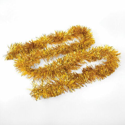 Мишура (1 штука), диаметр 100 мм, длина 2 м, ассорти 6 цветов, ЗОЛОТАЯ СКАЗКА, 592213