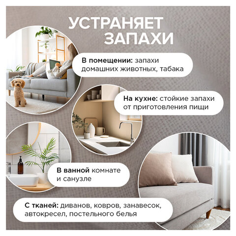 Освежитель воздуха 380 мл SYNERGETIC "Ирис и розовый перец", биоразлагаемый, нейтрализатор запахов, 