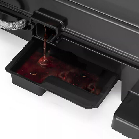 Электрогриль KITFORT KT-3662, 2000 Вт, фиксированные панели, регулировка температуры, серебро/черный