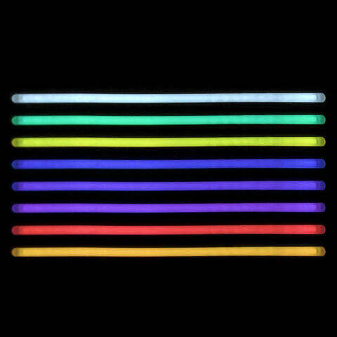 Светящиеся (неоновые) палочки, 50 штук + 2 в ПОДАРОК! в тубе, ассорти, ЗОЛОТАЯ СКАЗКА, 662597