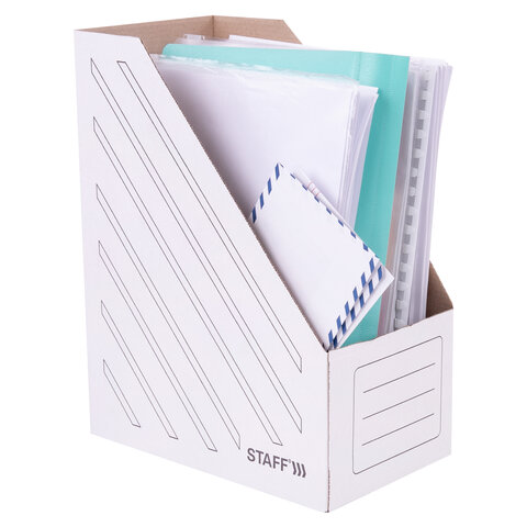 Лоток вертикальный для бумаг (260х320 мм), увеличенная ширина 150 мм, до 1400 листов, микрогофрокарт