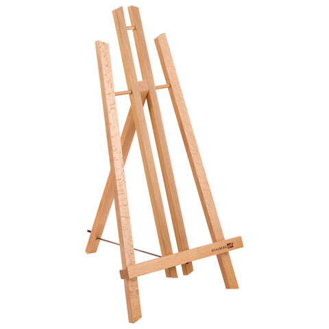 Мольберт настольный из бука 24х30х46 см, высота холста до 50 см, лакированный, BRAUBERG ART CLASSIC,