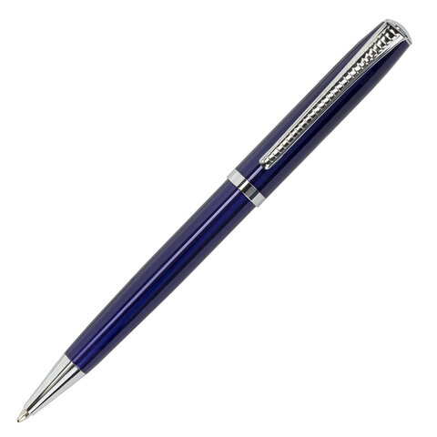 Ручка подарочная шариковая BRAUBERG "Cayman Blue", корпус синий, узел 1 мм, линия письма 0,7 мм, син